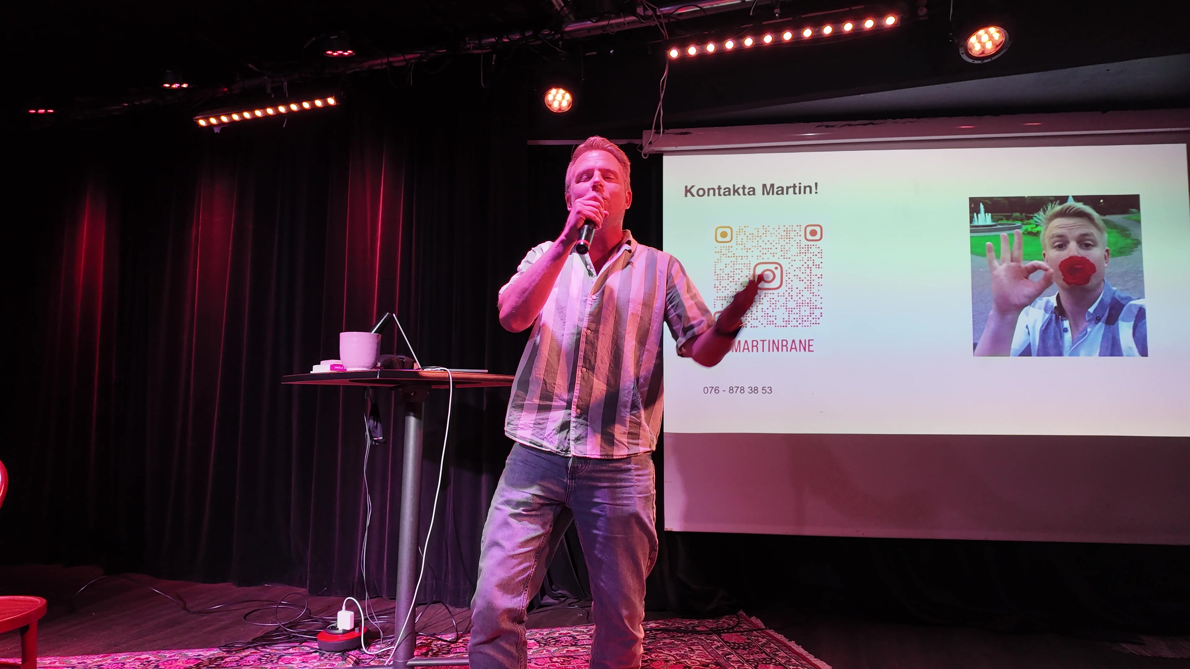Extra pitchögonblick med Martin Rane