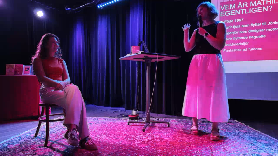 Pitchögonblick med Mathilda