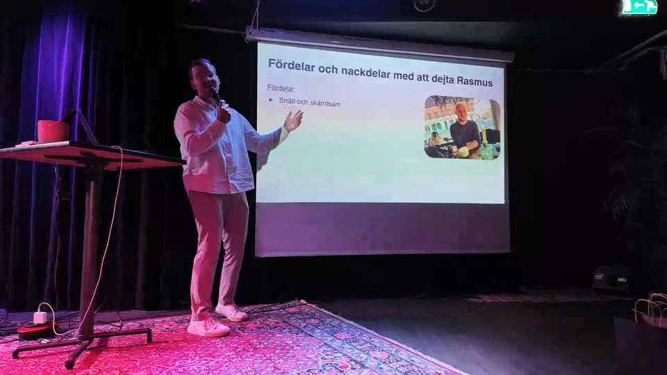 Pitchögonblick med Rasmus