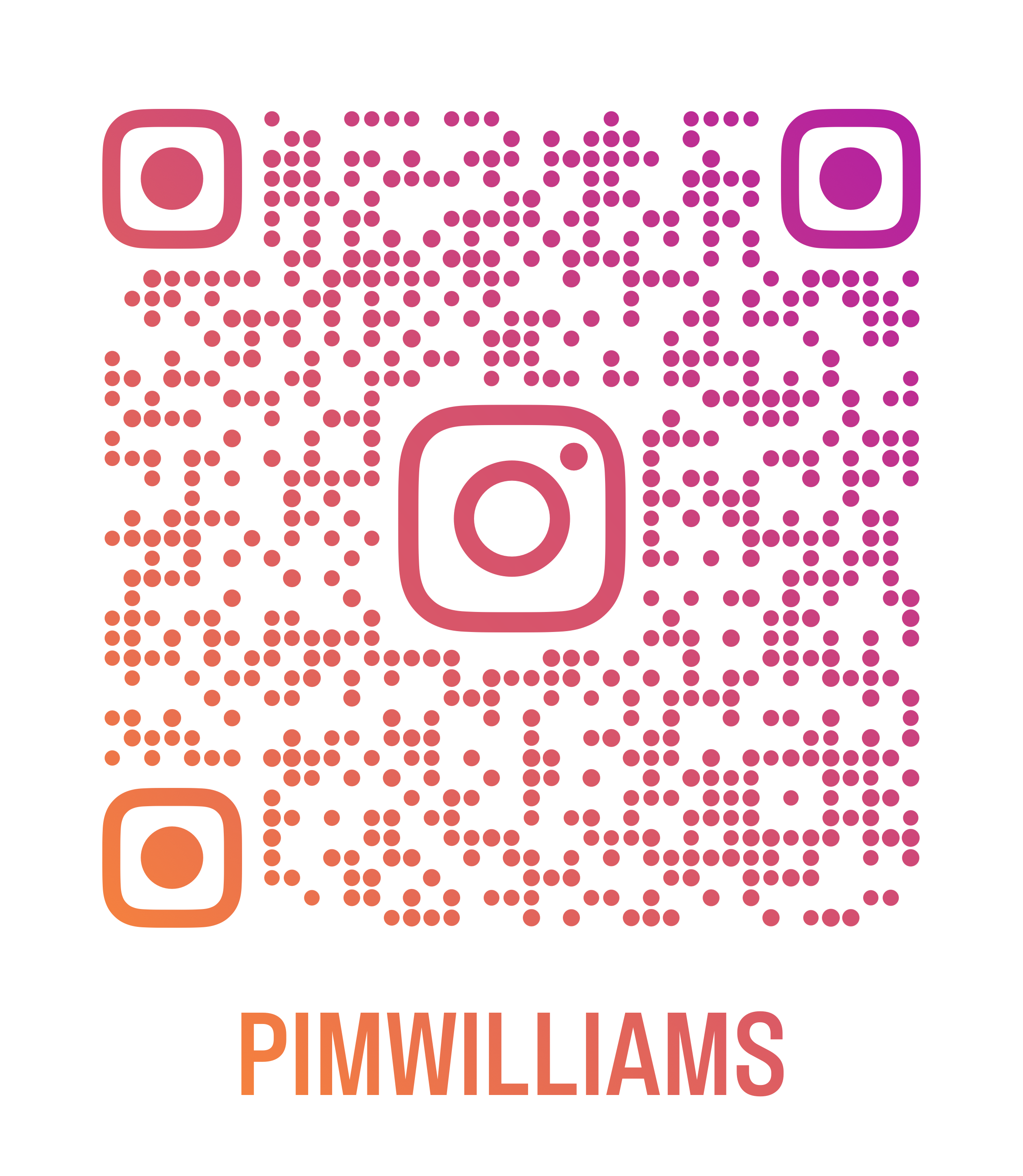 QR-kod till Pim Williams