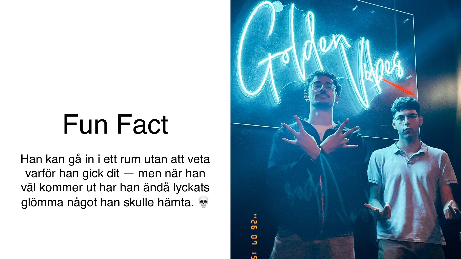 Slide 5 från pitchen om Rekar