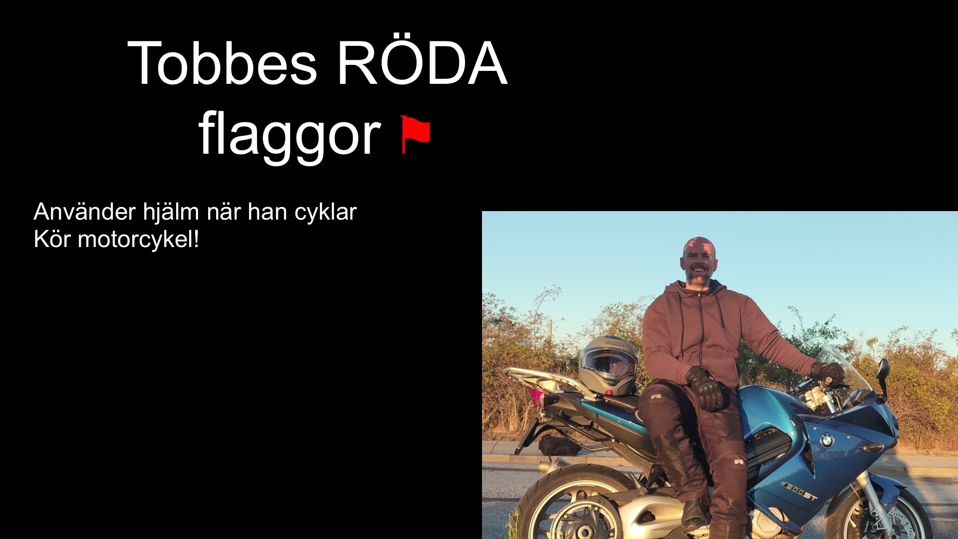 Slide 17 från pitchen om Tobbe